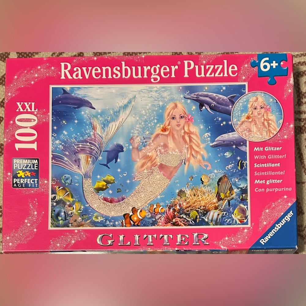 Ravensburger Glitter Mermaid Puzzle 100 XXL Pieces 2015